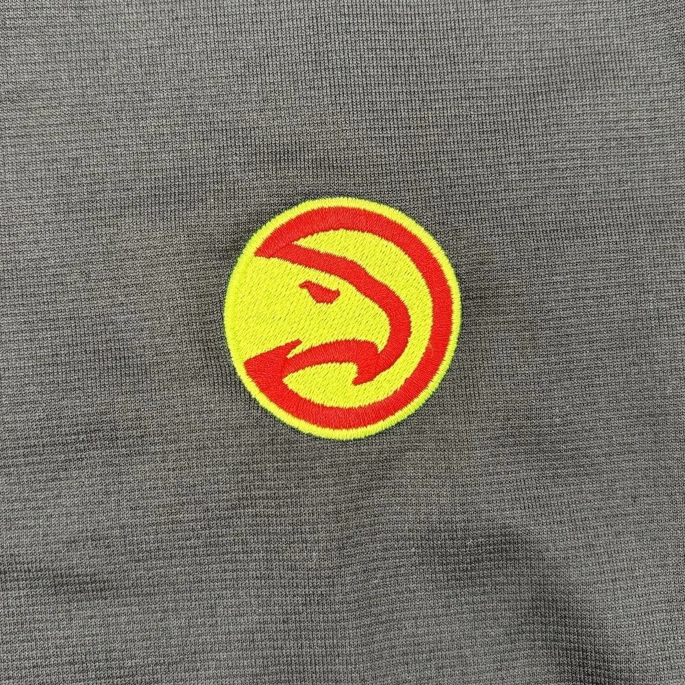 Adidas Atlanta Hawks 1/4 Zip Pullover Jacket Mens 3XL Black Golf Performance